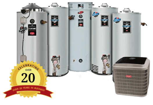 ACR Water Heaters, Air Conditorner Unit, Celebrating over 20 Years of business